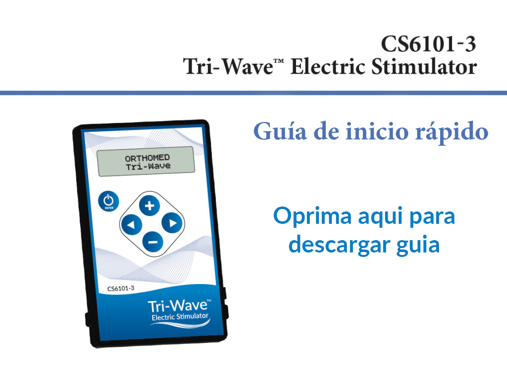 tri-wave user guide Spanish